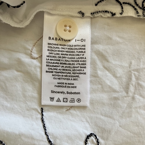 BABATON cotton embroidered blouse - Picture 9 of 10